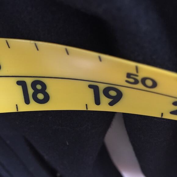 Steve Madden Black Ruffle Wool Bomber Jacket Med - Picture 7 of 8